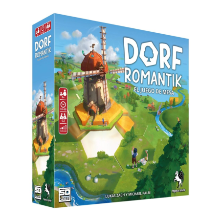 Juego de mesa Dorfromantik de Pegasus Spiele por La Fortaleza en tienda juegos de mesa Aldea juegos