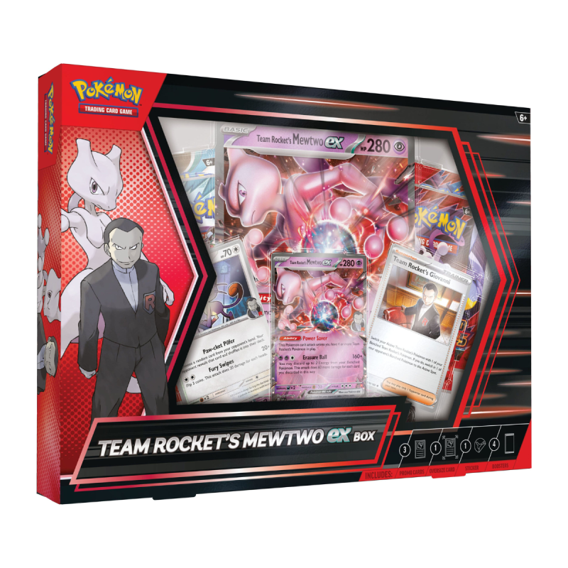Pokémon TCG: Team Rocket's Mewtwo EX Box (Español)