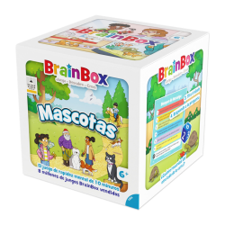 Juego de mesa Brainbox Mascotas de Bezzerwizzer por Asmodee Chile en tienda juegos de mesa Aldea Juegos