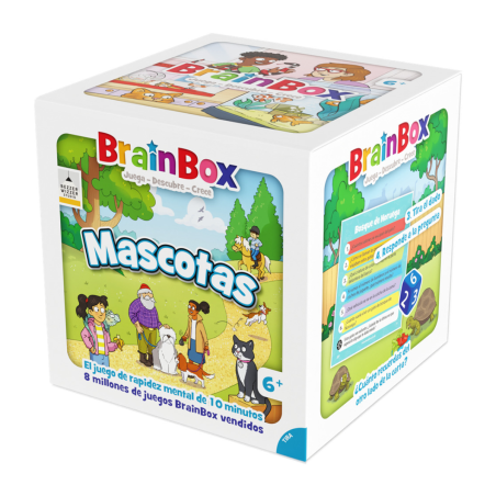 Juego de mesa Brainbox Mascotas de Bezzerwizzer por Asmodee Chile en tienda juegos de mesa Aldea Juegos Juego de mesa Brainbox Mascotas de Bezzerwizzer por Asmodee Chile en tienda juegos de mesa Aldea Juegos