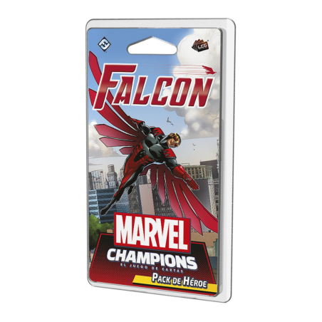Expansion juego de mesa Marvel Champions Falcon de FFG por Asmodee Chile en tienda juegos de mesa Aldea juegos