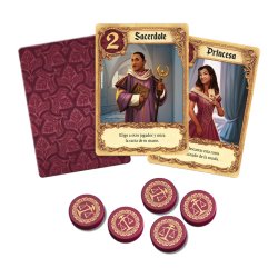 Contenido juego de mesa familiar y party Love Letter