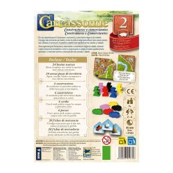Carcassonne Constructores y Comerciantes Nueva Edición (Expansión)