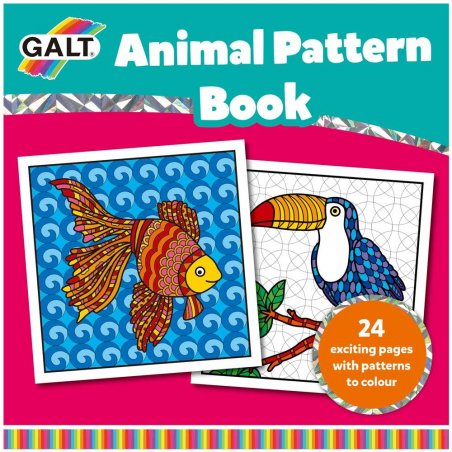 Libro para Colorear - Patrones Animales - Animal Pattern Book