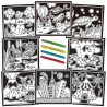 Componentes Libro para Colorear Travel Velvet Pictures - Cuadros de Terciopelo