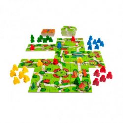 Componentes Juego de Mesa Carcassonne Junior