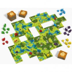 Componentes Juego de Mesa Carcassonne: Cazadores y Recolectores