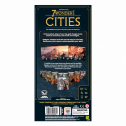 Componentes Juego de Mesa 7 Wonders Cities NE (Expansión)