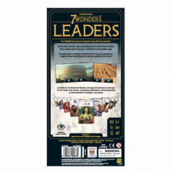 Componentes Juego de Mesa 7 Wonders Leaders NE (Expansión)