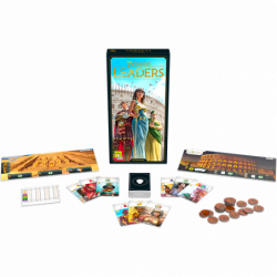 Componentes Juego de Mesa 7 Wonders Leaders NE (Expansión)