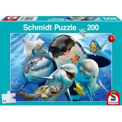 Puzzle animales del agua 200 piezas