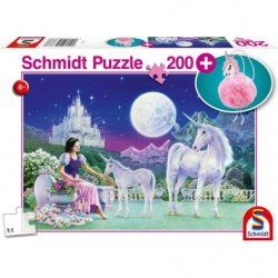 Puzzle unicornio 200 piezas + figura