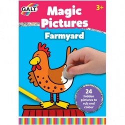 Manualidades Libro raspar y pintar granja