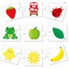 Componentes Juego de mesa Puzzle Asociación de Color - Colour Matching Puzzle