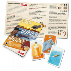Componentes Juego de Mesa Roba Dispara Whisky