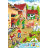 Componentes Puzzle 3 x 24 - La granja