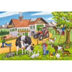 Componentes Puzzle 3 x 24 - La granja