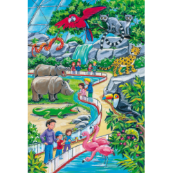 Componentes Puzzle 3 x 24 - Zoologico