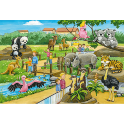 Componentes Puzzle 3 x 24 - Zoologico