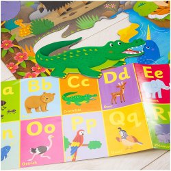 Componentes Juego de mesa Puzzle Gigante Suelo - Alfabeto de Animales
