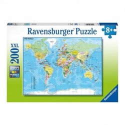 Puzzle Mapa del Mundo 200 Piezas