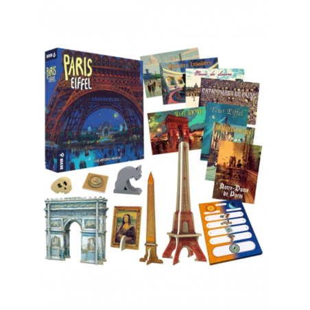 Componentes Juego de Mesa Paris: Eiffel (Expansión)
