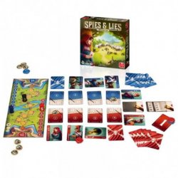 Componentes Juego de Mesa Spies & Lies - A Estratego Story