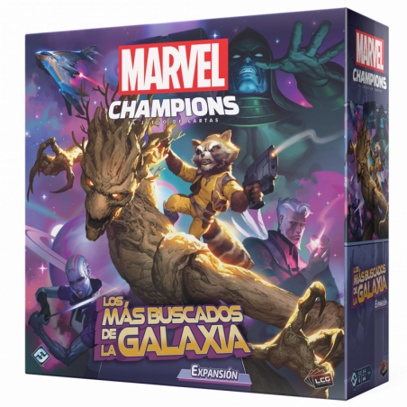 Juego de Mesa Marvel Champions: Los más Buscados de la Galaxia (Expansión)