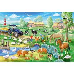 Componentes Puzzle 3 x 48 - Granja