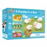 Puzzle Set 4 Puzzles Granja - Farm