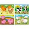 Componentes Puzzle Set 4 Puzzles Granja - Farm