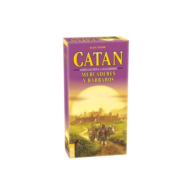 Juego de Mesa Catan: Mercaderes y Barbaros Expansión 5-6 Jugadores