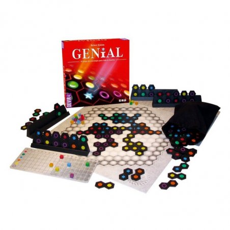 Componentes Juego de Mesa Genial