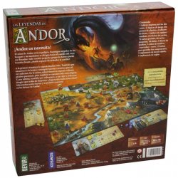 Componentes Juego de Mesa Las Leyendas de Andor