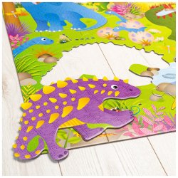 Componentes Puzzle Gigante Suelo - Dinosaurio