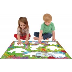 Componentes Puzzle Gigante Suelo - Dinosaurio