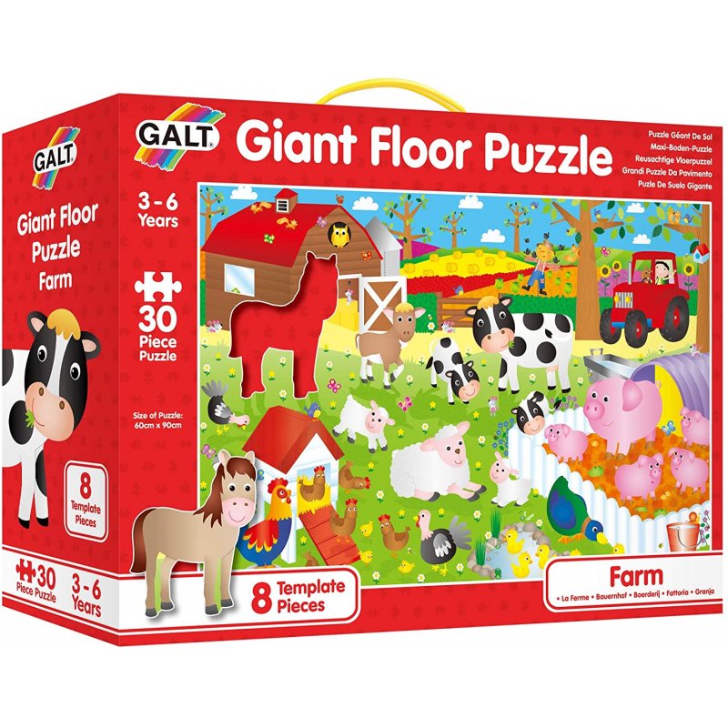 Puzzle Gigante Suelo - Granja