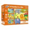 Puzzle Set 4 Puzzles Jungla -Jungle