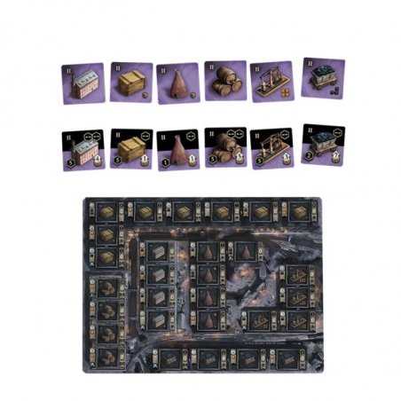 Componentes Juego de Mesa Brass Birmingham