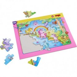 Puzzle 25 Piezas Enmarcado - Unicornio Destellos