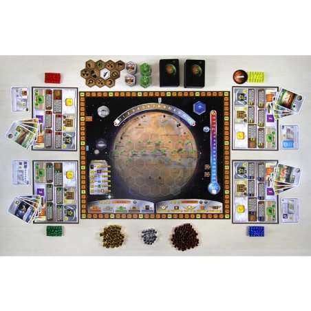 Componentes Juego de Mesa Terraforming Mars