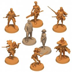 Componentes Juego de Mesa Zombicide Segunda Edición Washington Z.C. (Expansión)