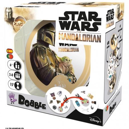 Juego de Mesa Dobble Mandalorian Juego de Mesa Dobble Mandalorian
