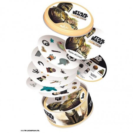 Componentes Juego de Mesa Dobble Mandalorian