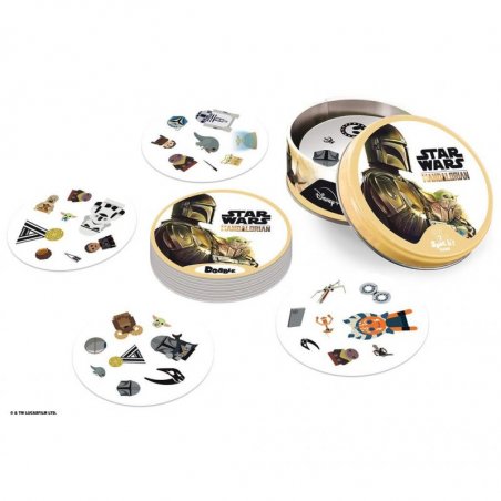Componentes Juego de Mesa Dobble Mandalorian