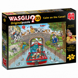 Puzzle Wasgij Original 33 - Calm on the Canal! 1000 piezas