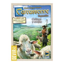 Juego de Mesa Carcassonne: Colinas y Ovejas 2da Edición (Expansión)