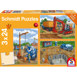 Puzzle 3 x 24 - En la obra