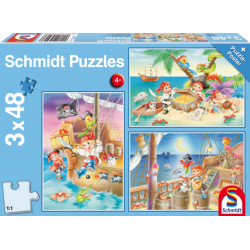 Puzzle 3 x 48 - Piratas