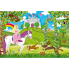 Componemtes Puzzle 3 x 48 - Princesas en el jardín